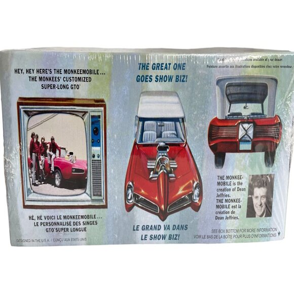 MPC The Monkees Monkeemobile Pontiac GTO 1/25 Model Kit NEW - Picture 2 of 5